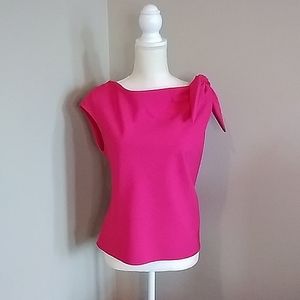 Eliza J Classic One Shoulder Tie Top